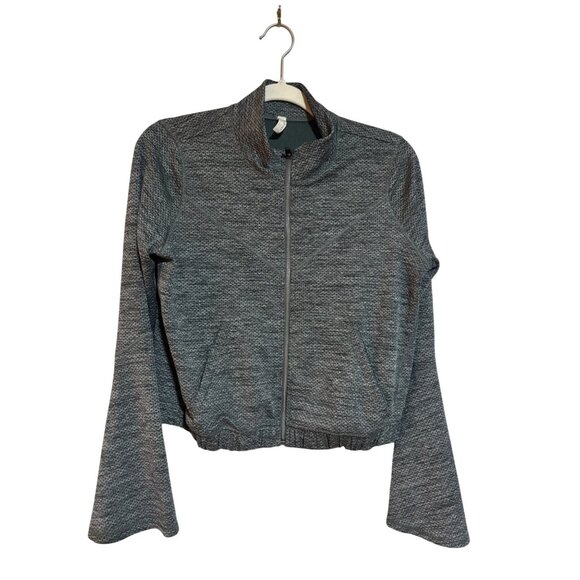 Free People Movement Off the Grid Med Jacket Bell Sleeves Full Zip Athleisure - Picture 4 of 15
